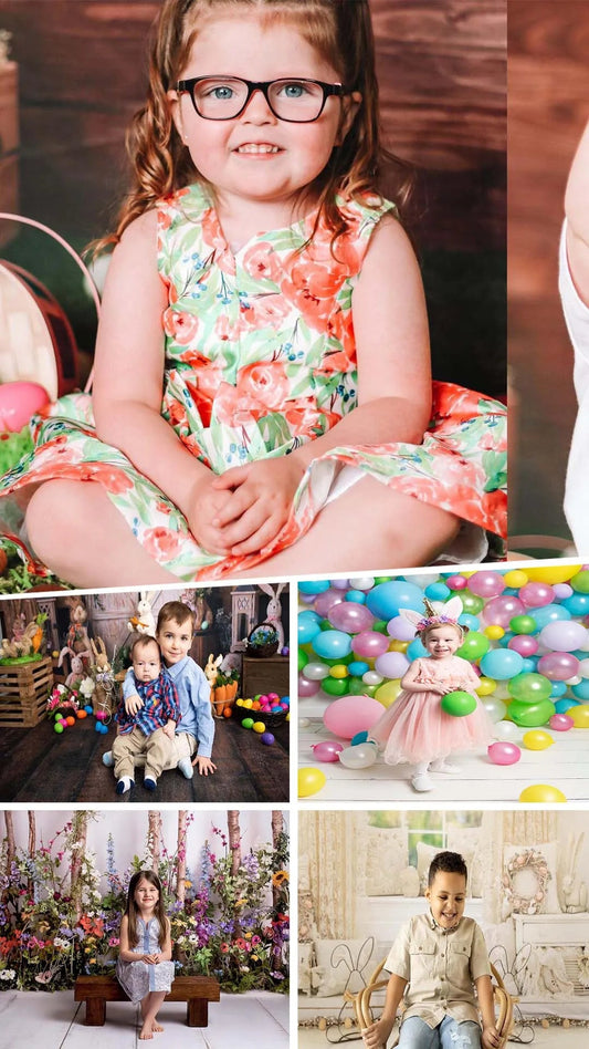 7 tending enchanted easter and spring photoshoot backgrounds for girls in 2024