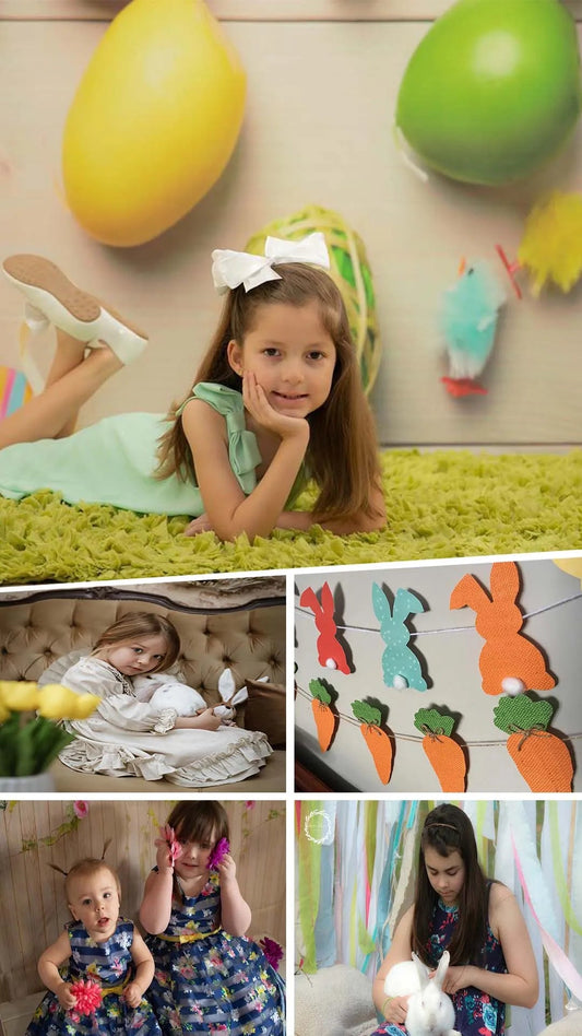 Easter Bunny Approved: A Whimsical Photography Backdrop for Spring Pictures