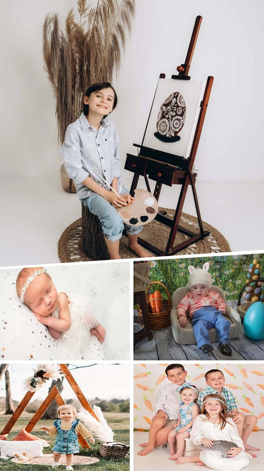 Easter Delight: A Charming Photography Backdrop for Spring Pictures