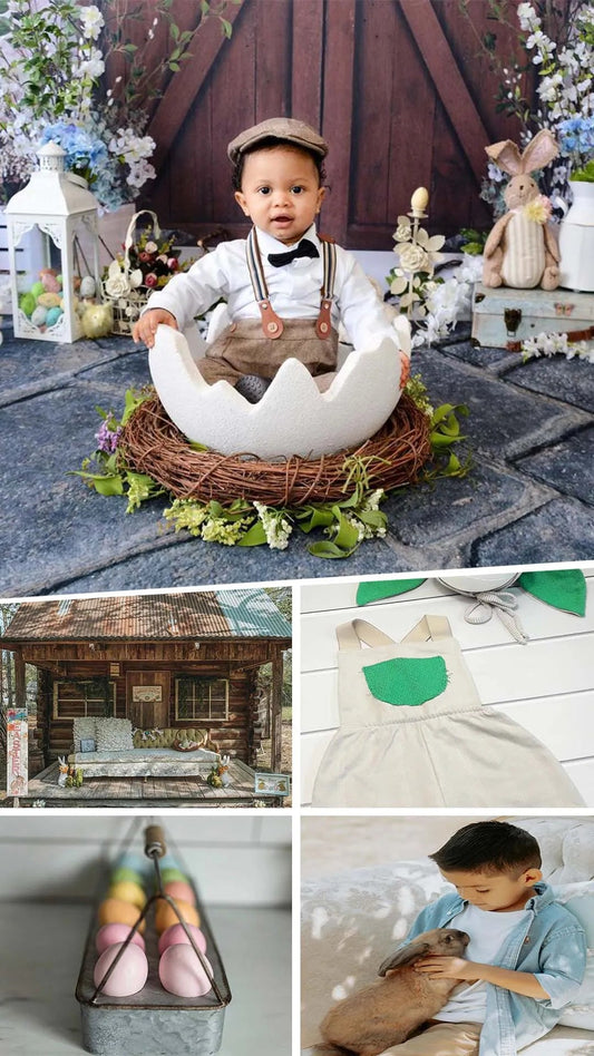 Easter with a Twist: Creative Vintage Toddler Photography Ideas