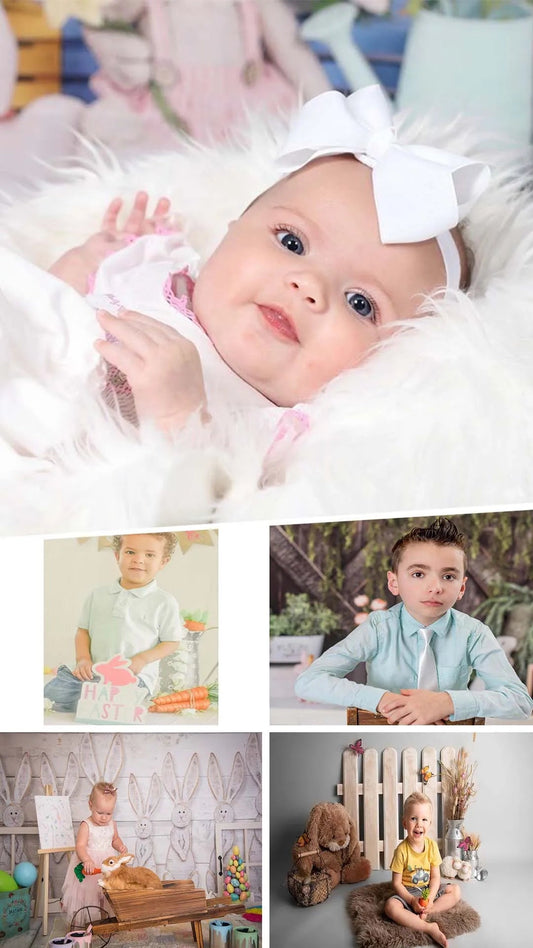 Nostalgic Easter Shots: Toddler Photos with a Vintage Flair