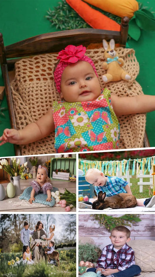 Old-fashioned Easter: Toddler Portraits with a Vintage Twist