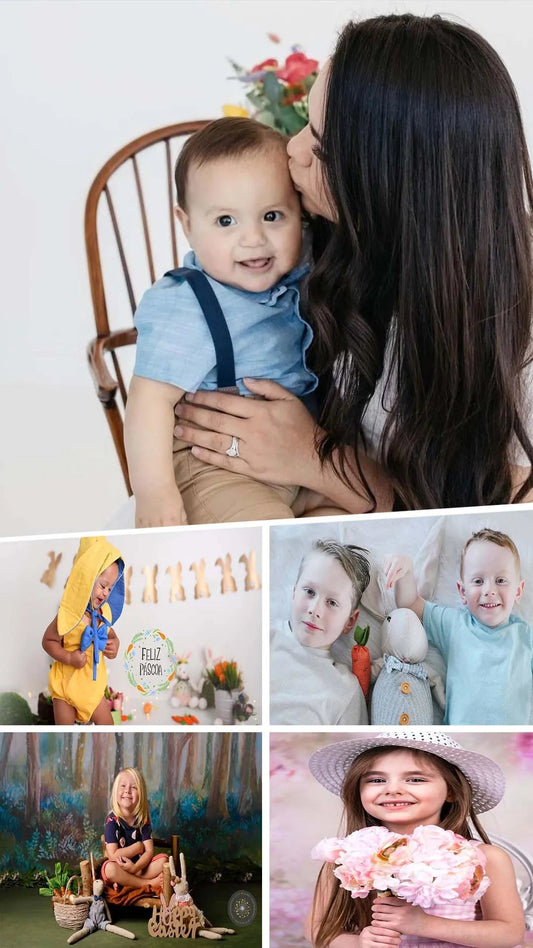 Spring Memories: A Charming Easter Photography Backdrop
