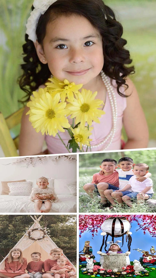 Stunning Easter Portraits: Capturing Vintage Charm with Toddlers