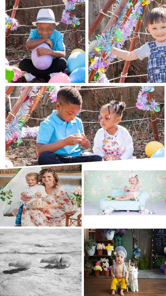 Vintage Easter Delights: Timeless Toddler Portraits to Remember