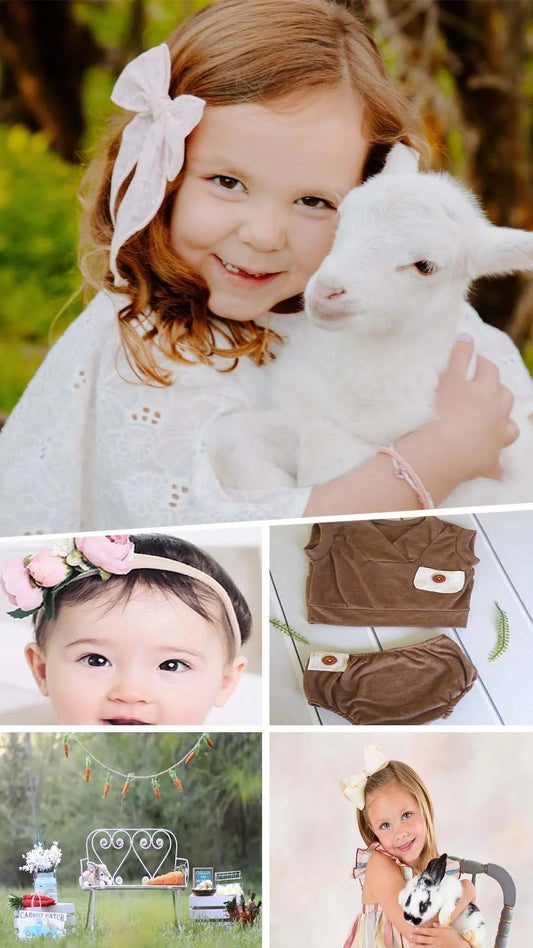 Vintage Easter Joy: Capturing Toddler Smiles and Memories