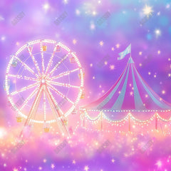 Gatsby Circus Carnival Ferris Wheel Photography Backdrop Gbsx-01220