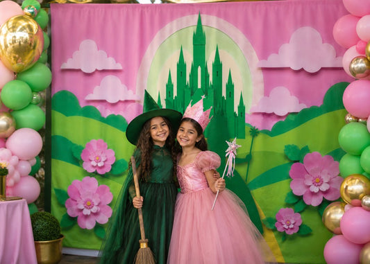 Gatsby Fairytale Princess Magical Castle Photography Party Backdrop GB_01331