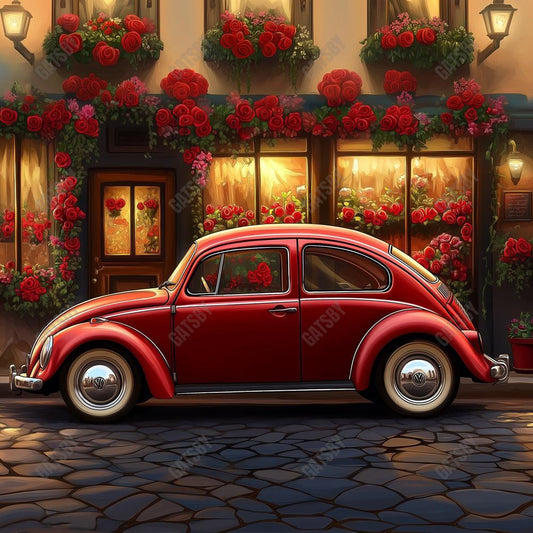 Gatsby Love Bug Valentines Day Photography Backdrop Gbsx-01304