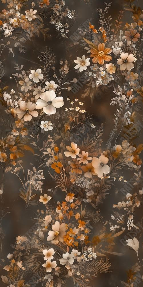 Gatsby Muted Vintage Botanica Art Photography Backdrop Gbsx-01216