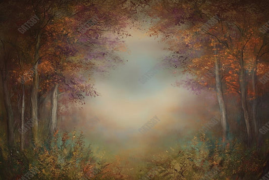 Gatsby Mysterious Enchanting Autumn Forest Photography Backdrop Gbsx-01209