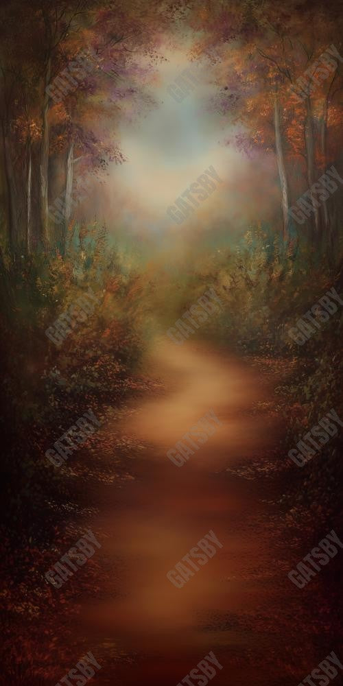 Gatsby Mysterious Enchanting Autumn Forest Photography Backdrop Gbsx-01210