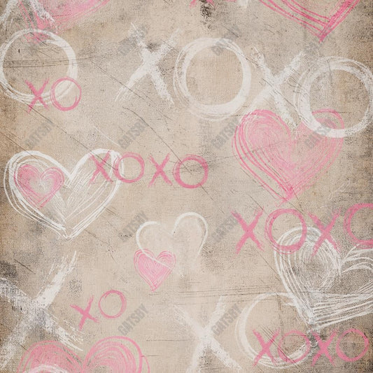 Gatsby Pink Valentine Abstract Wall Photography Backdrop Gbsx-01284