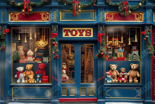 Christmas Toy Shop Photography Backdrop GBSX-99706