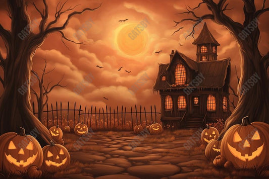 Gatsby Spirits Of The Haunted House Photography Backdrop Gbsx-01176