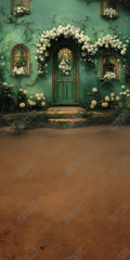 Gatsby Spring Green Garden Floral Door Photography Backdrop Gbsx-01227