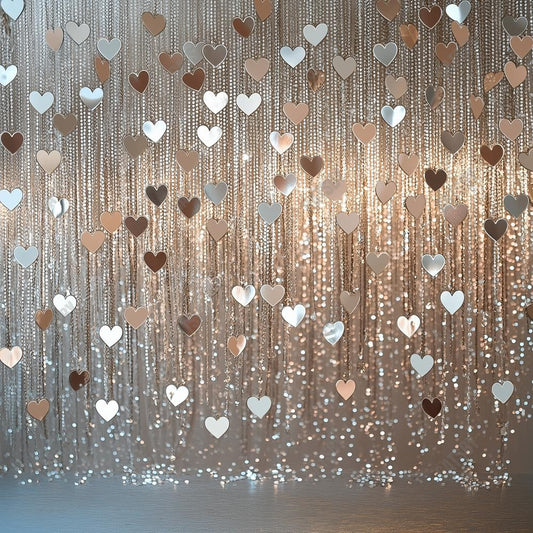 Gatsby Valentine Hugs Kisses And Sparkle Heart Photography Backdrop Gbsx-01418