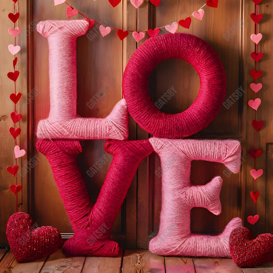 Gatsby Valentine Love Door Photography Backdrop Gbsx-01249
