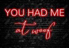 Gatsby Valentine Pet You Had Me At Woof Photography Backdrop Gbsx-01293