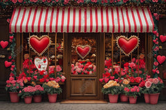 Gatsby Valentine'S Day Flower Shop Photography Backdrop Gbsx-01231
