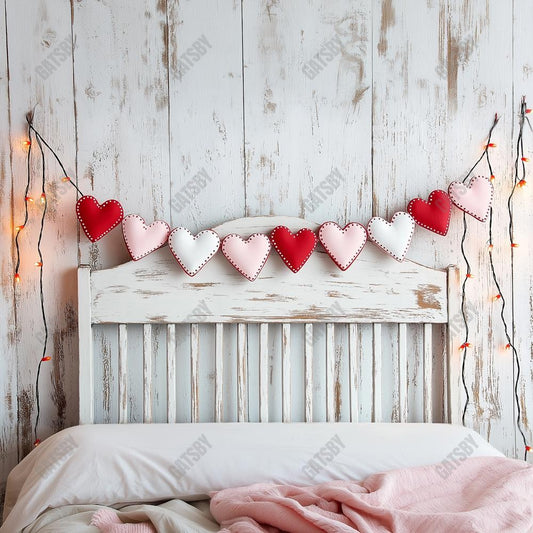 Gatsby Valentine Wooden Wall Headboard Photography Backdrop Gbsx-01353
