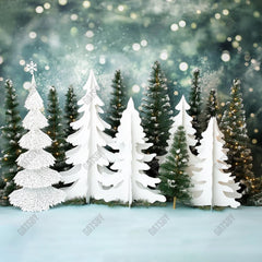 Gatsby Winter Frosted Forest Photography Backdrop Gbsx-01136