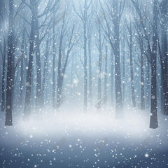 Gatsby Winter Frozen Forest Photography Backdrop Gbsx-01193