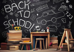Back to School Chalkboard Backdrop - Gatsby Backdrop