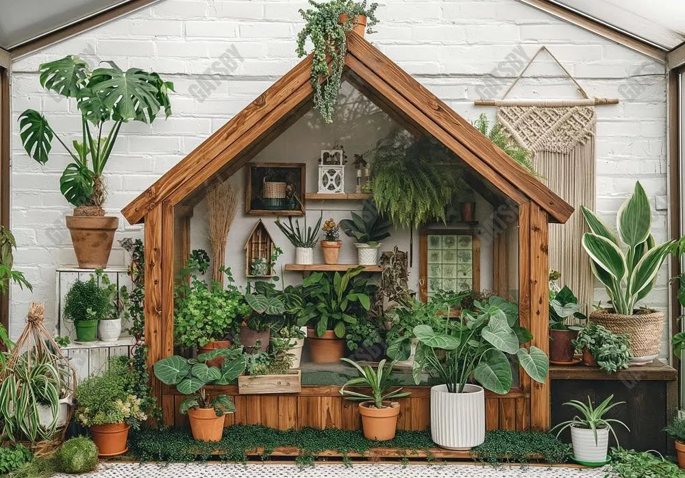 Boho Greenhouse Backdrop - Gatsby Backdrop