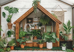 Boho Greenhouse Backdrop - Gatsby Backdrop