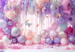 Butterfly Cake Smash Backdrop - Gatsby Backdrop