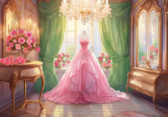 Dress Like a Princess Painting Backdrop - Gatsby Backdrop