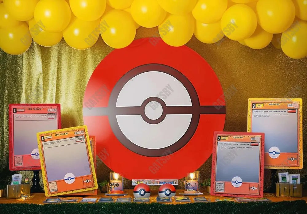 Game Kids Birthday Backdrop - Gatsby Backdrop