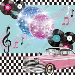 Gatsby 1950S Rock N Roll Diner Photography Backdrop Gbsx-00532 - Gatsby Backdrop