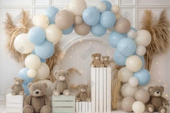 Gatsby Bears Balloons Arch Photography Backdrop Gbsx-00858 - Gatsby Backdrop