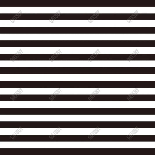 Gatsby Black And White Stripe Photography Backdrop Gbsx-00235 - Gatsby Backdrop