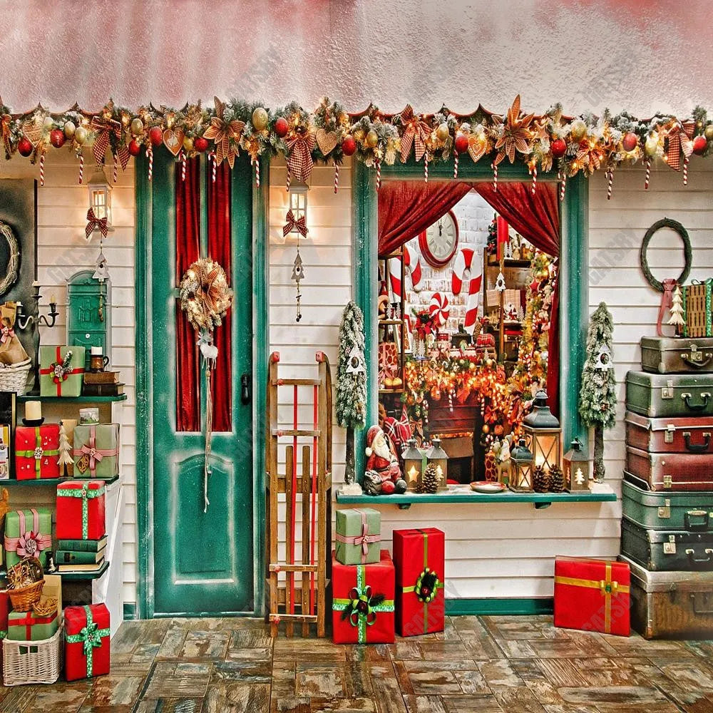 Gatsby Christmas Store Photography Backdrop Gbsx-00723 - Gatsby Backdrop