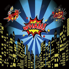 Gatsby Cityscape Night Photography Backdrop Gbsx-00484 - Gatsby Backdrop