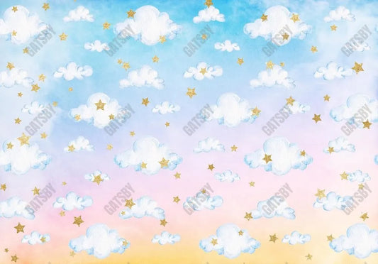 Gatsby Colorful Cloud Sky Photography Backdrop Gbsx-00694 - Gatsby Backdrop