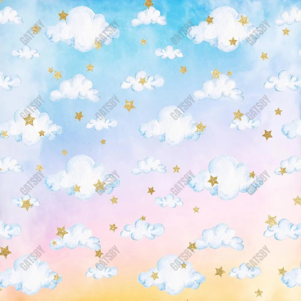Gatsby Colorful Cloud Sky Photography Backdrop Gbsx-00694 - Gatsby Backdrop