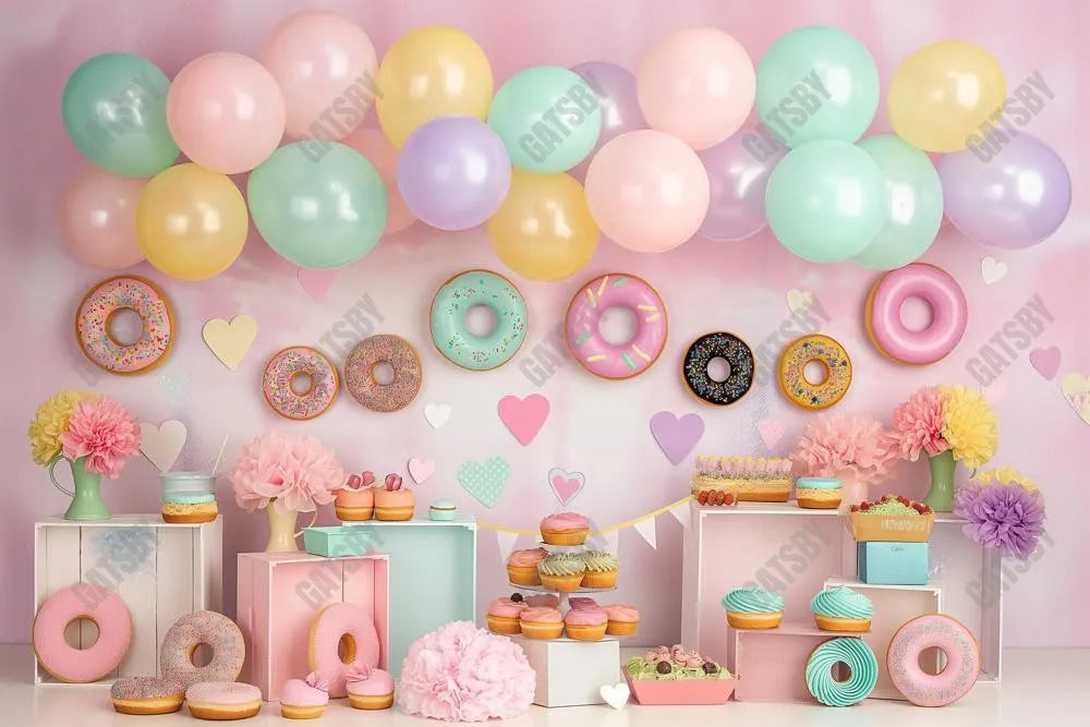Gatsby Donut Grow Up Photography Backdrop Gbsx-00469 - Gatsby Backdrop