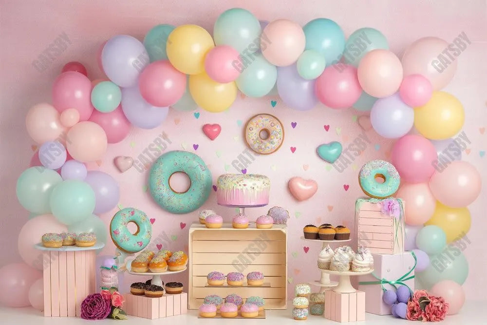 Gatsby Donut Grow Up Photography Backdrop Gbsx-00470 - Gatsby Backdrop