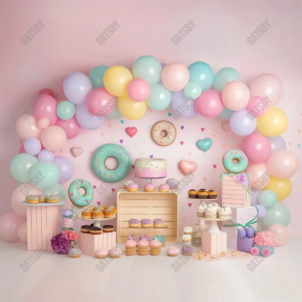 Gatsby Donut Grow Up Photography Backdrop Gbsx-00470 - Gatsby Backdrop