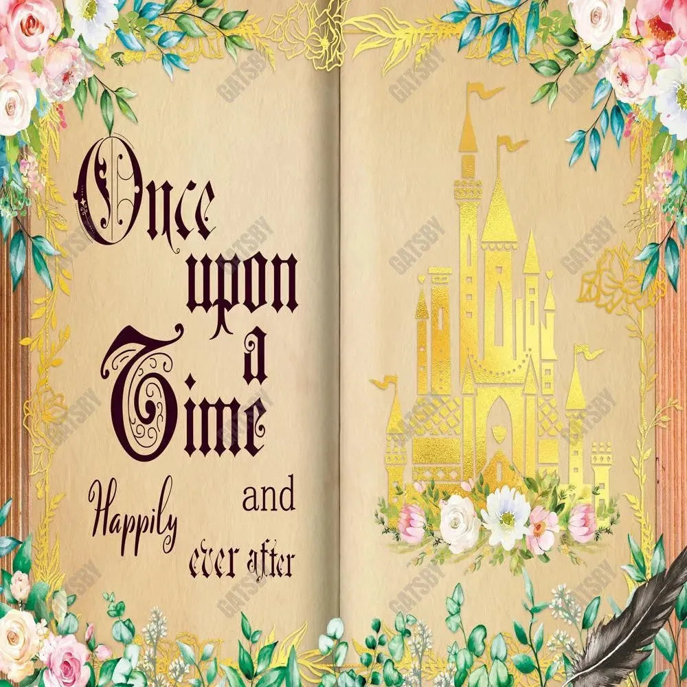 Gatsby Fairytale Once Upon A Time Photography Backdrop Gbsx-00935 - Gatsby Backdrop