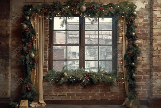 Gatsby Jolly Old Loft Window Photography Backdrop Gbsx-00755 - Gatsby Backdrop