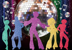 Gatsby Let'S Crazy Disco Party Photography Backdrop Gbsx-00534 - Gatsby Backdrop
