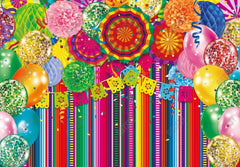 Gatsby Mexican Fiesta Balloons Wall Photography Backdrop Gbsx-00527 - Gatsby Backdrop