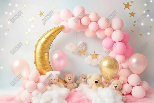 Gatsby Moon And Stars Photography Backdrop Gbsx-00478 - Gatsby Backdrop