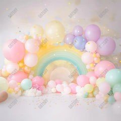 Gatsby Popping Pink Rainbow Photography Backdrop Gbsx-00461 - Gatsby Backdrop
