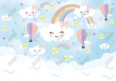 Gatsby Rainbow Cloud Sky Photography Backdrop Gbsx-00726 - Gatsby Backdrop